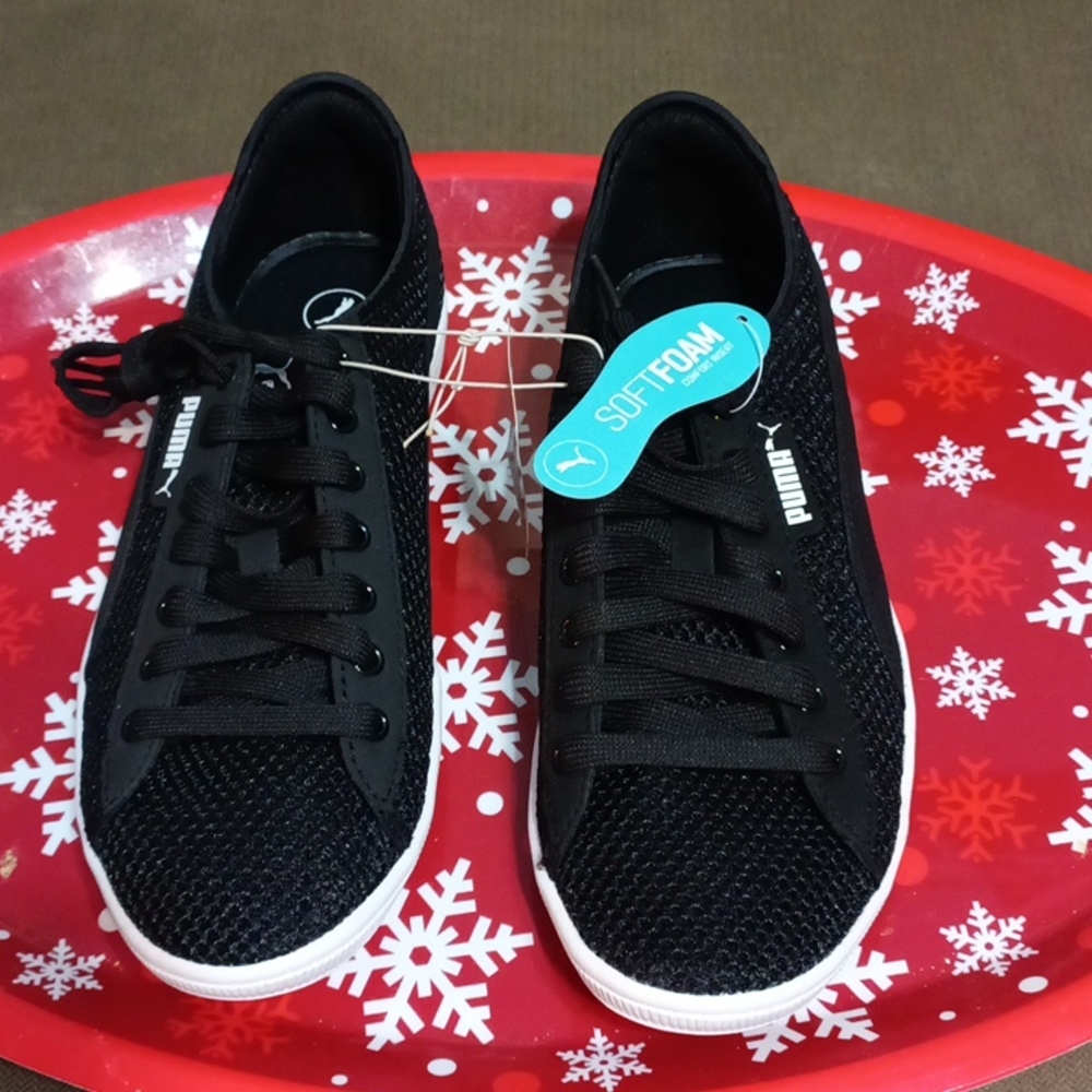 Puma vikky mesh FM black us women's 7.5 new in original box